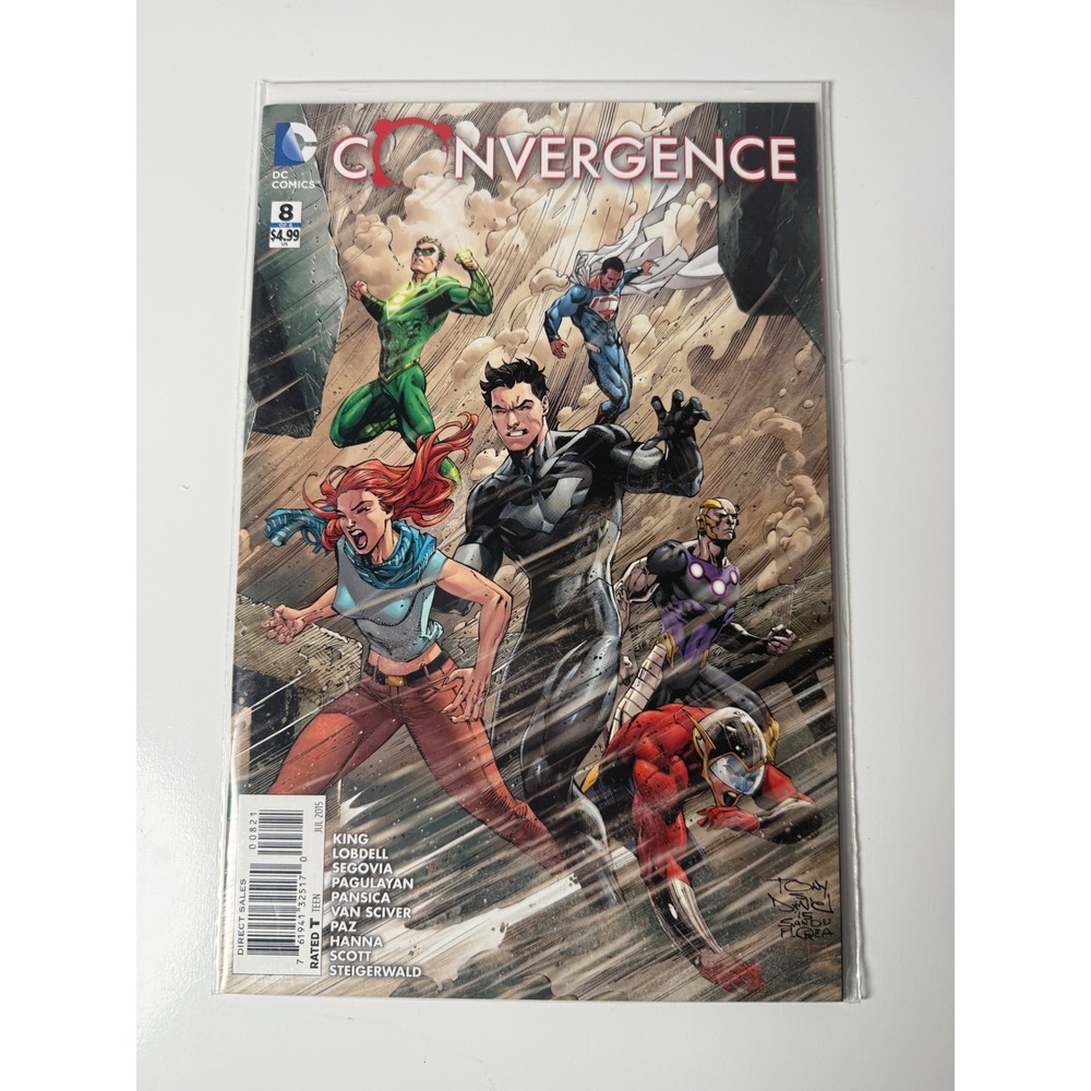 Convergence 8 DC Comics 2015 Nightwing Green Lantern Superman Tony Daniel Cover